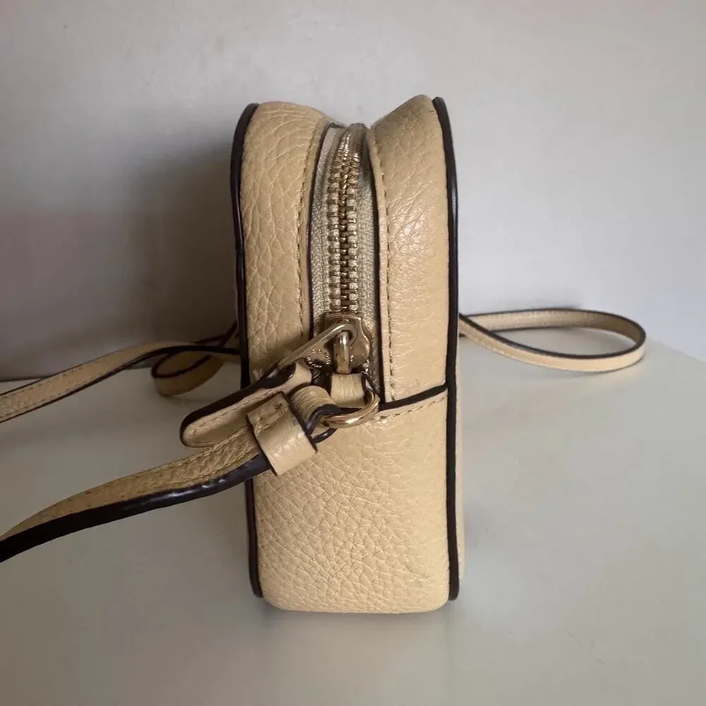 Coach Disney Belle Mini Camera Bag Yellow Crossbody Purse Princess C3404 - Picture 4 of 10